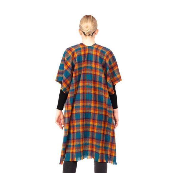TARTAN PLAID KIMONO-, 🍂 fall, winter, Fashion - Picture 2 of 4